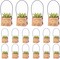 40PCS Mini Kraft Succulent Wrap Bags with Handle (Fits 2" Pots) – Decorative Plant Favor Boxes for Mother’s Day Card Making, Wedding, Baby Shower & Party Guest Gifts
